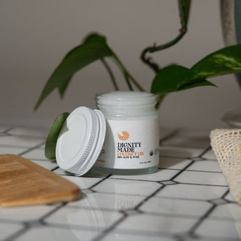 Clean Beauty Kit: Dry Body Brush, Raw Coconut Oil, Vegan Lip Balms - Dignity Made